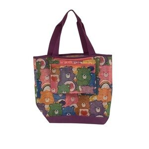 Care Bears Mesh Beach Tote with zip off pocket